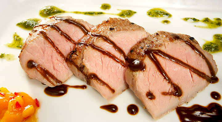 Ugle tidligste trofast Sous vide veal tenderloin with mango relish | fusionchef by Julabo