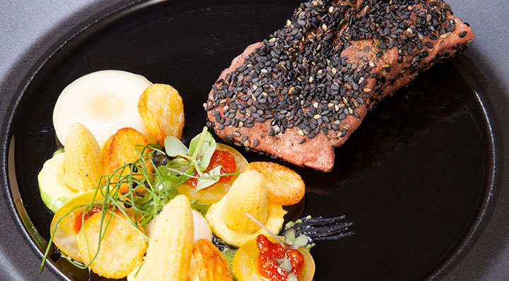 Rinds-Bavette Sous Vide mit Kartoffeln