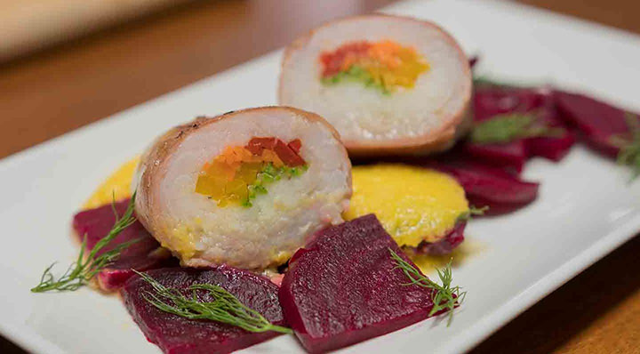 Dover Sole with Beetroots and Hollandaise sous | Julabo