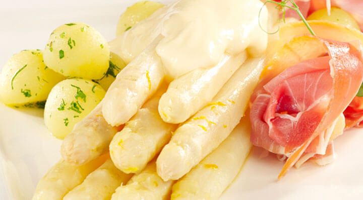 Sous Vide Spargel mit Sauce Hollandaise