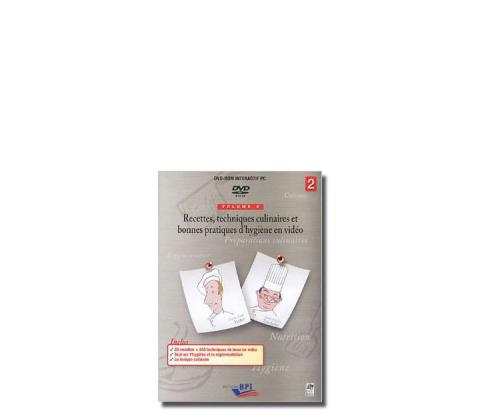 DVD DVD : Préparations culinaires et bonne pratiques d’hygiène en vidéoDvd Hygiene Fr