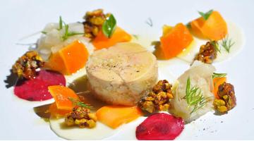 Smoked foie gras torchon sous videStopfleber Benjamincross